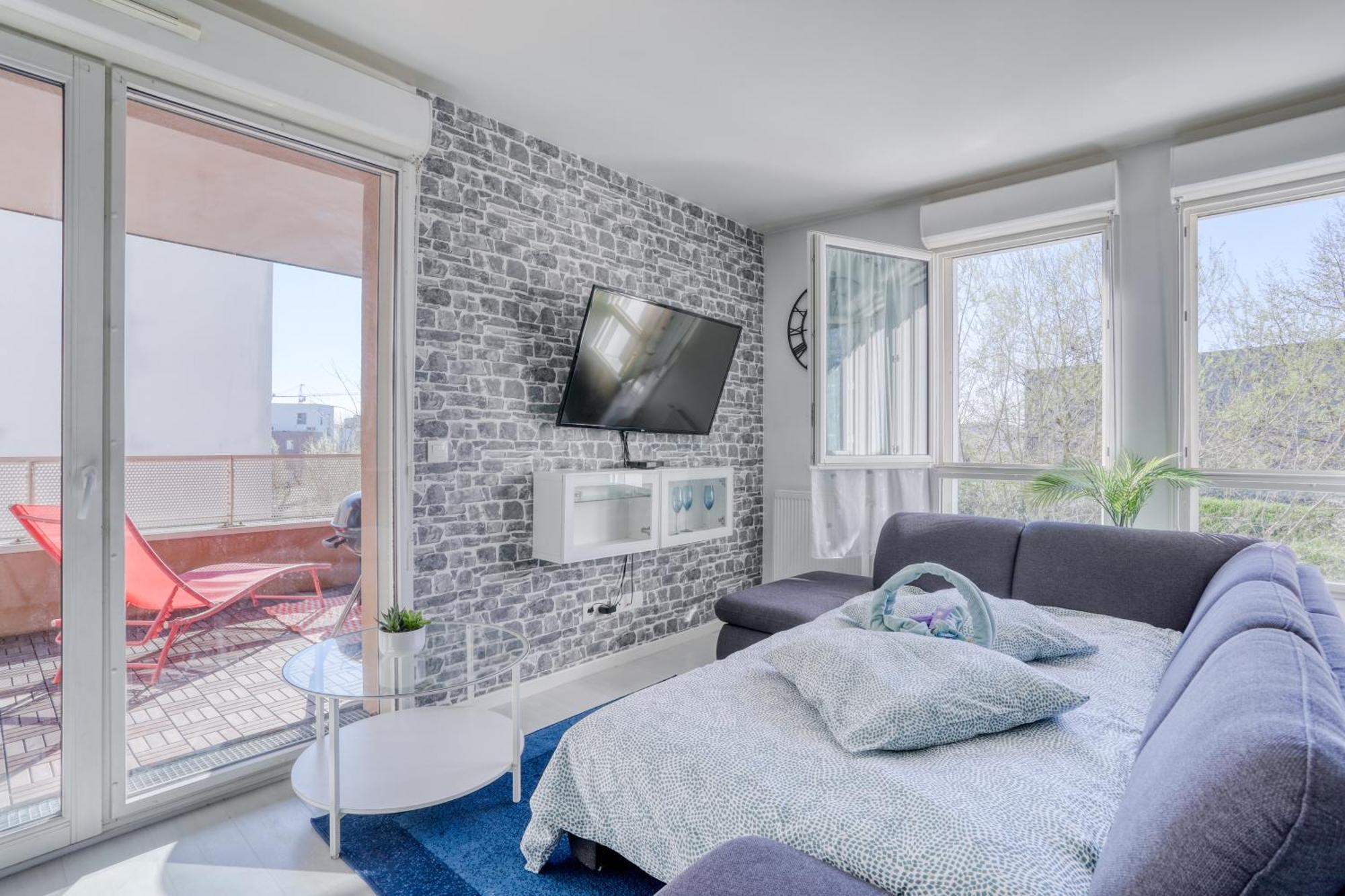 "Le Serenity ", Appartement Spacieux ,Balcon, Parking Prive Gratuit, Netflix, Proche Cdg Et Stade De France Stains Exterior photo