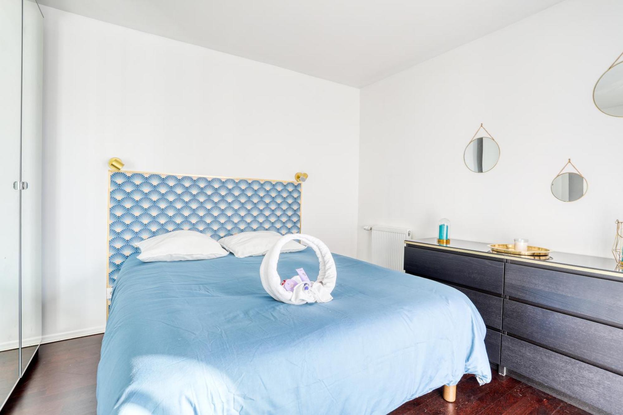 "Le Serenity ", Appartement Spacieux ,Balcon, Parking Prive Gratuit, Netflix, Proche Cdg Et Stade De France Stains Exterior photo
